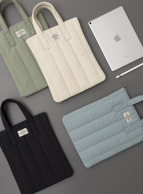 韩国livework云朵奶油风手提轻便防震11寸iPad Pro平板键盘13寸15寸笔记本电脑包内胆男女ins苹果macbook华为