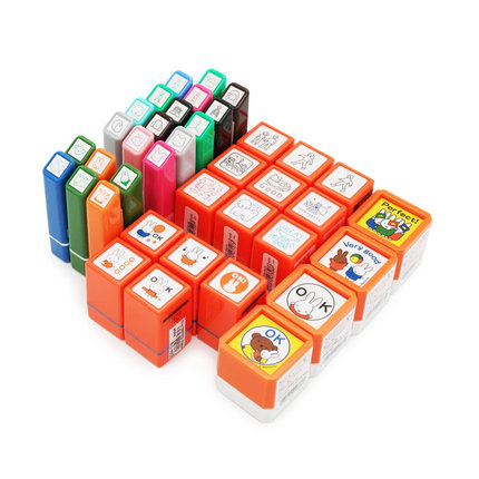 韩国ZEROPERZERO可爱卡通猫狗墨水印章DIY手账素材装饰图章印泥