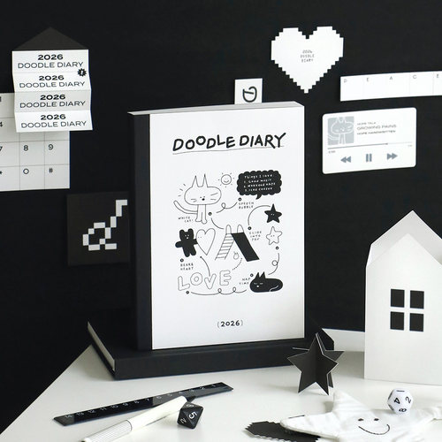 可爱卡通涂鸦2026周计划本