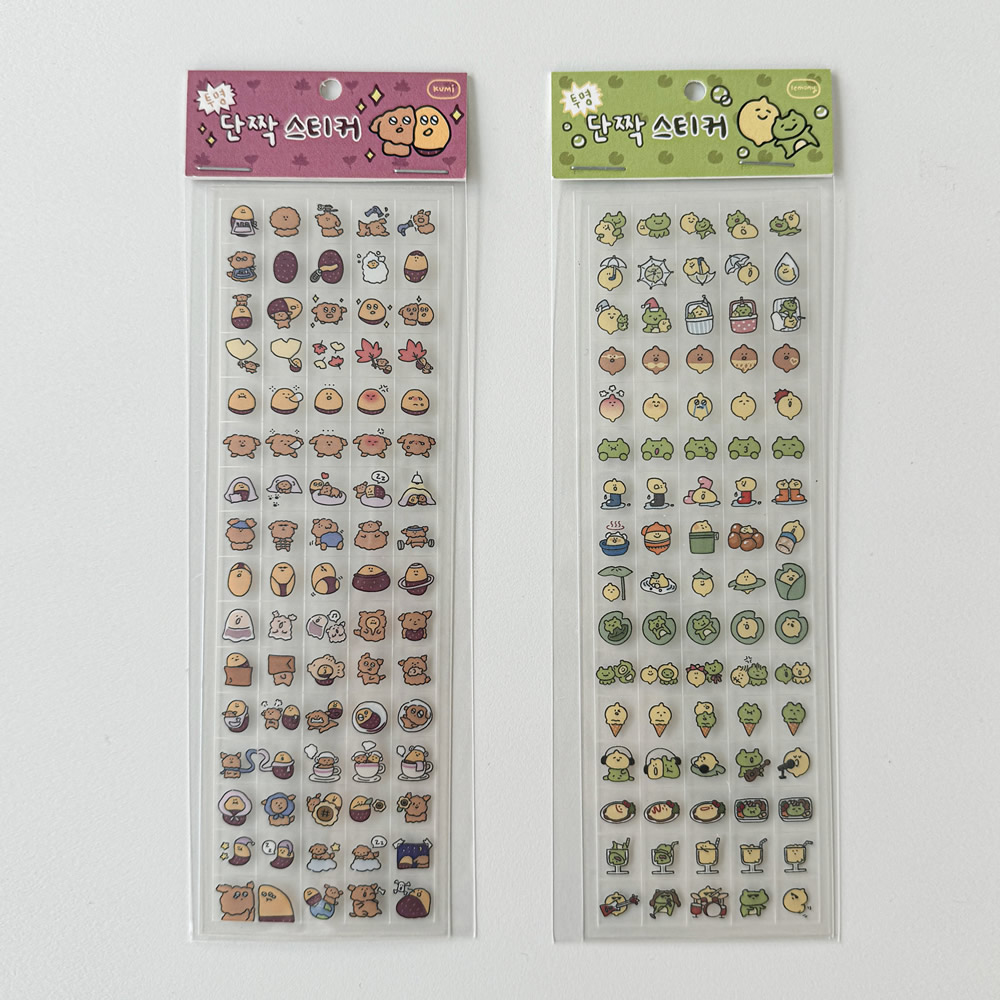 INS网红透明贴纸可爱卡通diy装饰