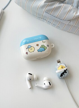 韩国secondmorning柠檬耳机壳适用于AirPods4/Pro2蓝牙耳机保护壳4代硬壳苹果耳机壳保护套女防摔硬壳高级感