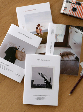 韩国indigo实景6个月万年日程本横线笔记本胶套本手账记事本ins风