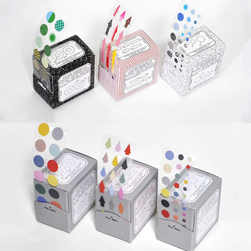 重点标记贴美纹花纹手帐贴纸