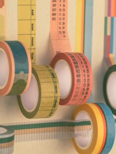 Корея livework ретро Может запись ins бесшовный красивый маскировка качество лента многофункциональный Ручка декоративный наклейки