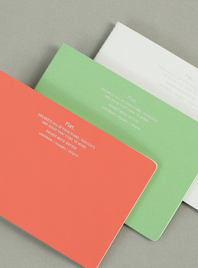 韩国paperian简约纯色横款便携5mm点阵记事笔记本diy手账涂鸦本子