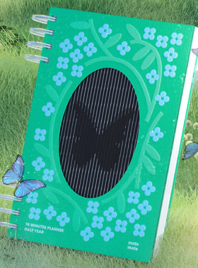 韩国motemote蝴蝶效应10mins时间轴日程计划线圈本学习规划日记本