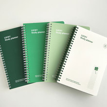 韩国7321幸运草100天学习计划线圈本学生日程时间规划自律日记本
