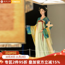 原创唐制复原齐胸襦裙套装 正品 披帛汉服女装 重回汉唐春辰锦