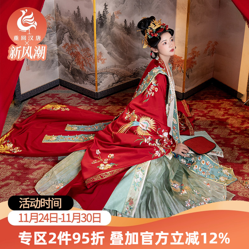 重回佳鹊双栖宋制汉服原创