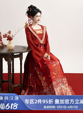 【重回汉唐嬿婉良时】新中式红色马面裙明制汉服中式婚服敬酒服