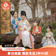 春 儿童改良齐胸连衣裙唐制汉服女童亲子装 重回汉唐小汉宫春晓