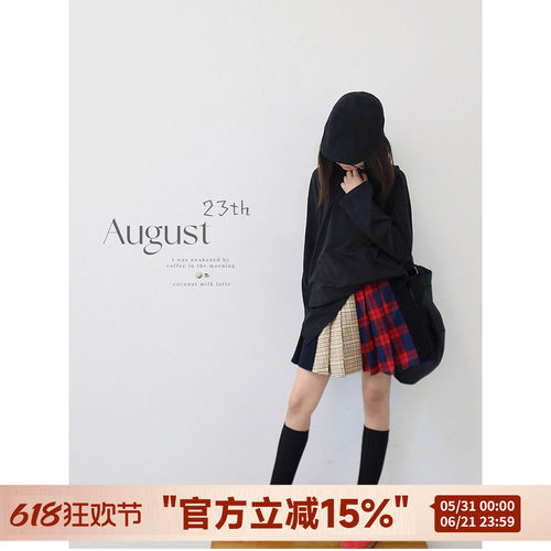 HANDE学院风百褶裙亲子