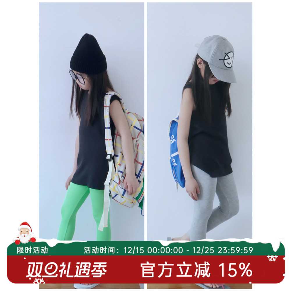 夏季薄款洋气日系百搭女童裤子