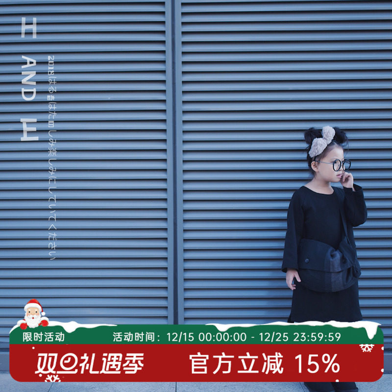 卫衣裙hande纯棉加厚百搭套头