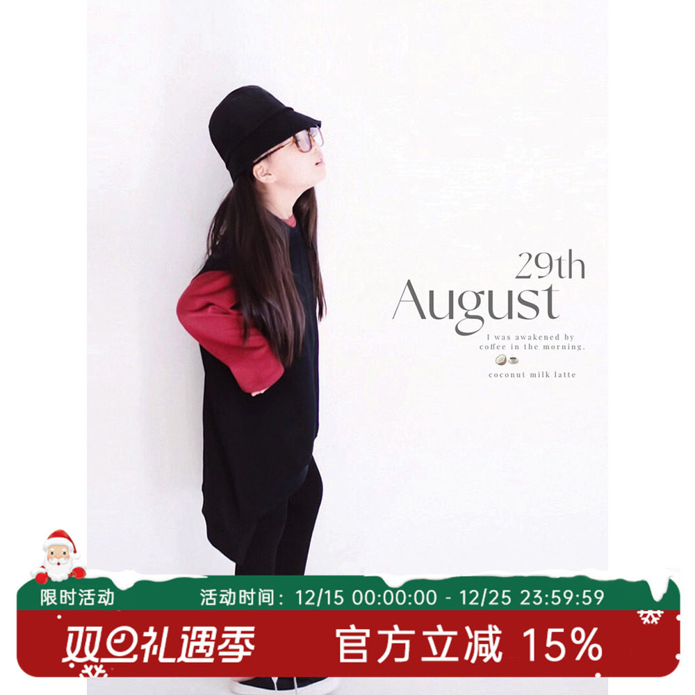 日系暗黑女童街头风个性童装马甲