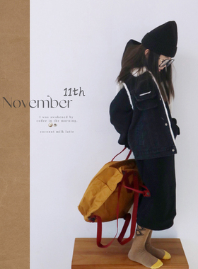 H ANDE宝宝加绒马甲秋冬款男女童坎肩加厚兔毛绒外穿牛仔保暖背心