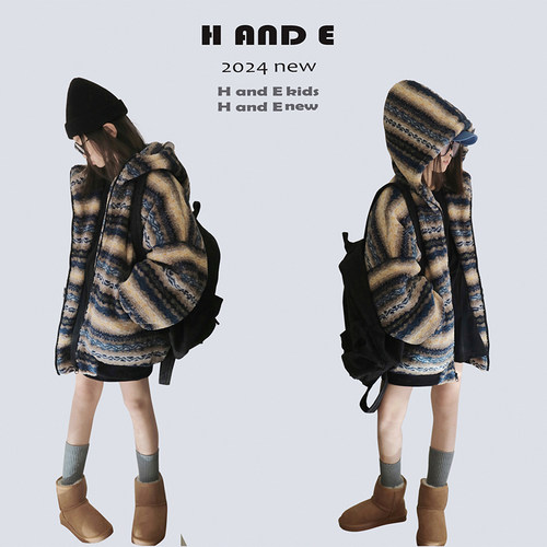 棉服羊羔毛外套HANDE外套