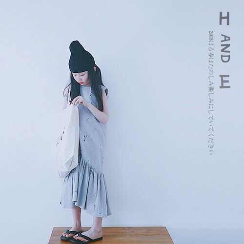 hande新款原创休闲风泼墨背心