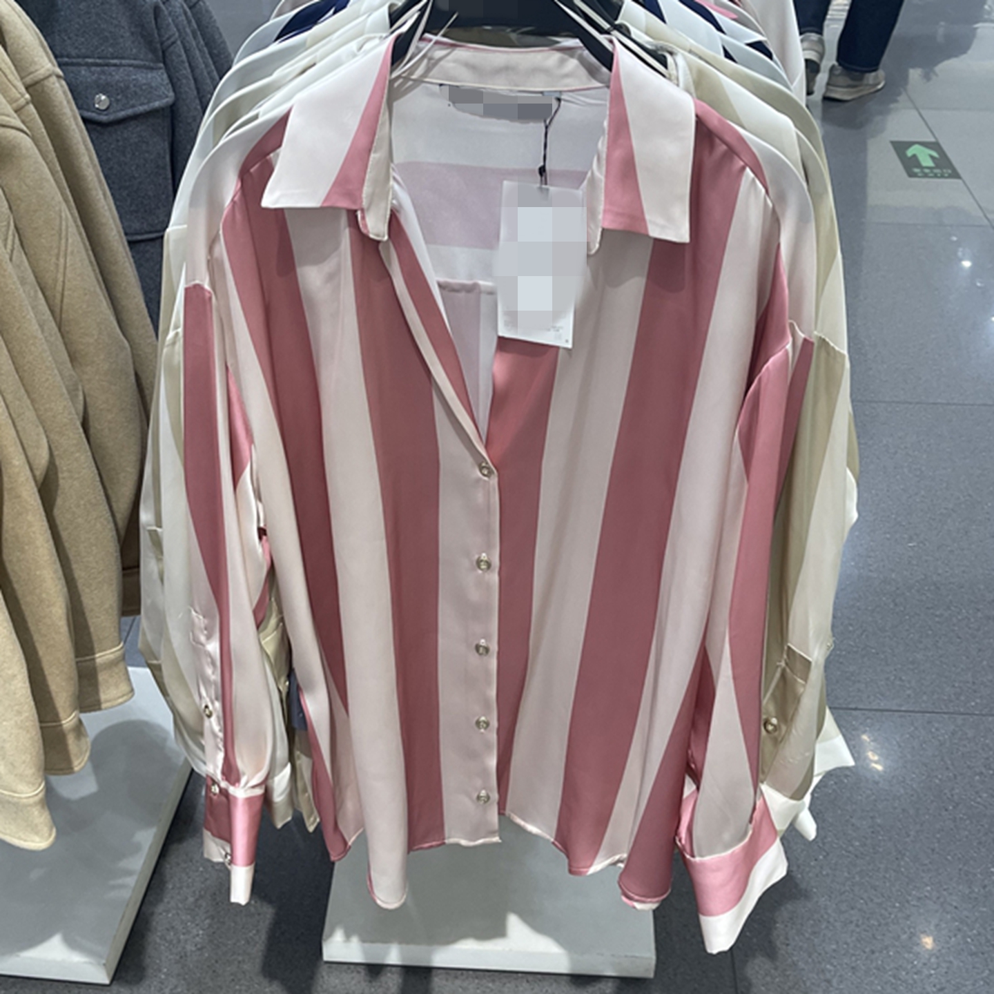 ZARLUVIP查罗条纹宽松衬衫女上衣