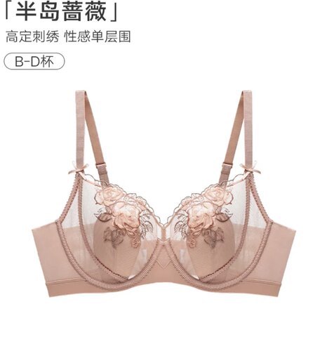 曼80B 80C小耳朵刺绣大显小有型舒适软钢圈调整型三排扣20841051