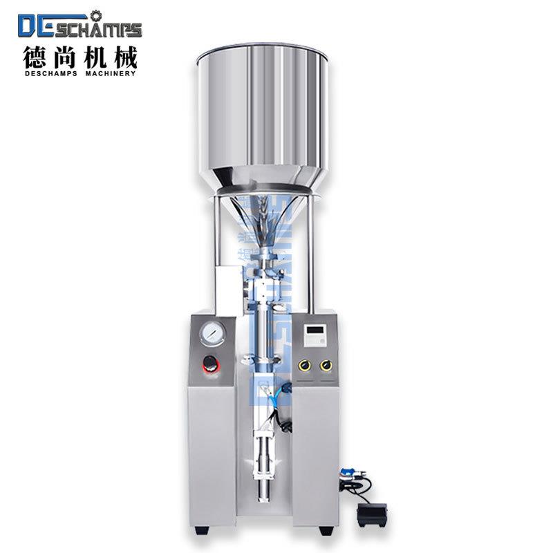 半自动针筒灌装机凝胶灌装药水卫生级高精度陶瓷柱塞泵针管灌装机