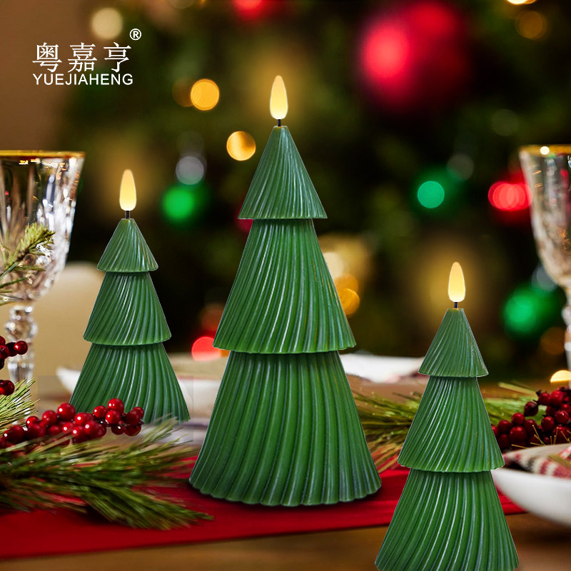 圣诞树电子蜡烛灯氛围装饰灯