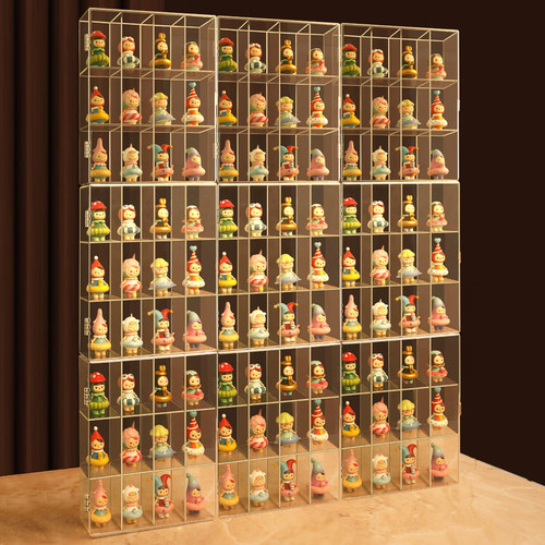 透明可视多层大容量一物一格收纳