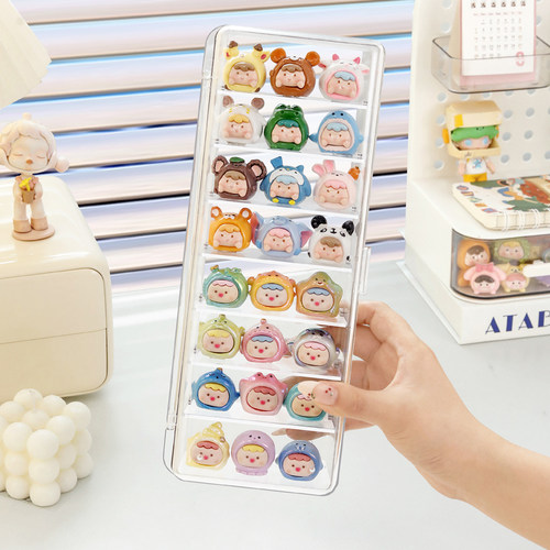 高透展示多层收纳萌粒展示盒