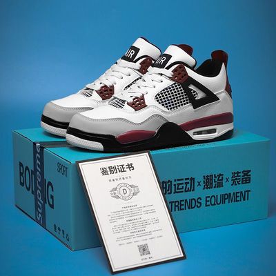 莆田纯原aj4电母男鞋2025新款白水泥高帮aj3篮球鞋运动休闲板鞋女