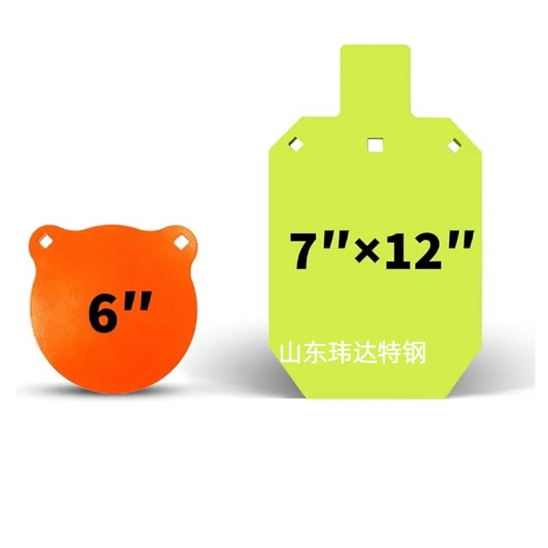 防弹钢板/金属靶子/耐磨钢板靶子/射击练习靶/AR500钢板 加工制作