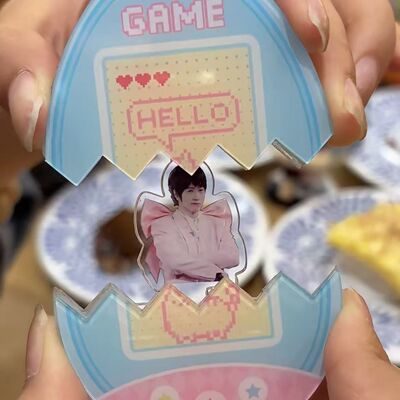 五月天阿信鸟巢物料抽拉挂件