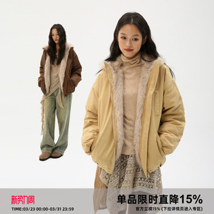 Clamisgold 环保皮草毛领90绒派克羽绒服防水保暖座山雕 岚室