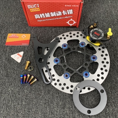 正品毒刺SE05赛道版螃蟹卡钳双活塞制动高性能刹车卡钳改装一整套