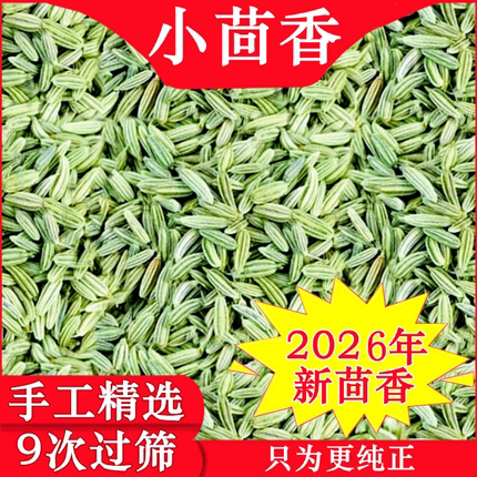 〔2026年新货〕甘肃小茴香500g香调料卤肉料另售花椒香叶桂皮八角
