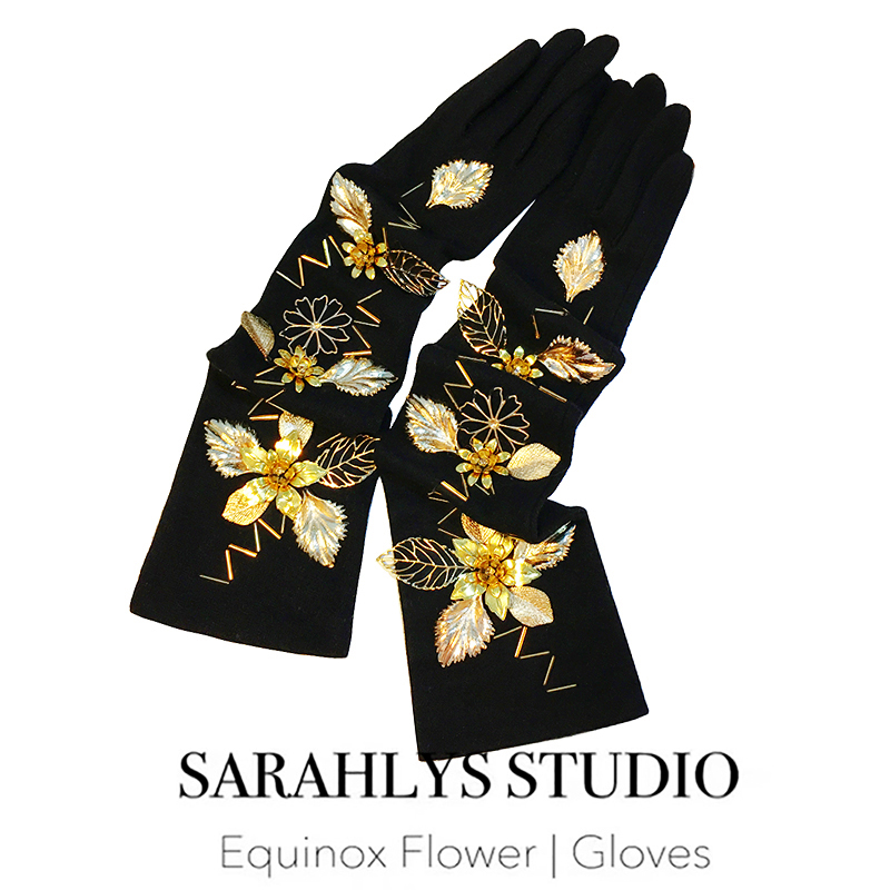 原创SARAHLYS羊毛小众重工手套