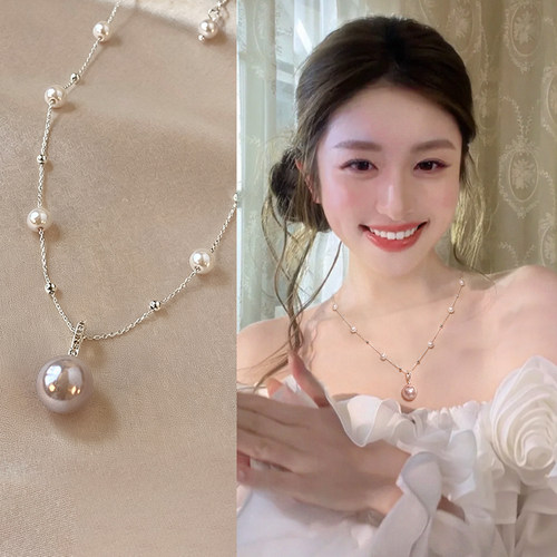 轻奢珍珠款项链女2026新款高级感