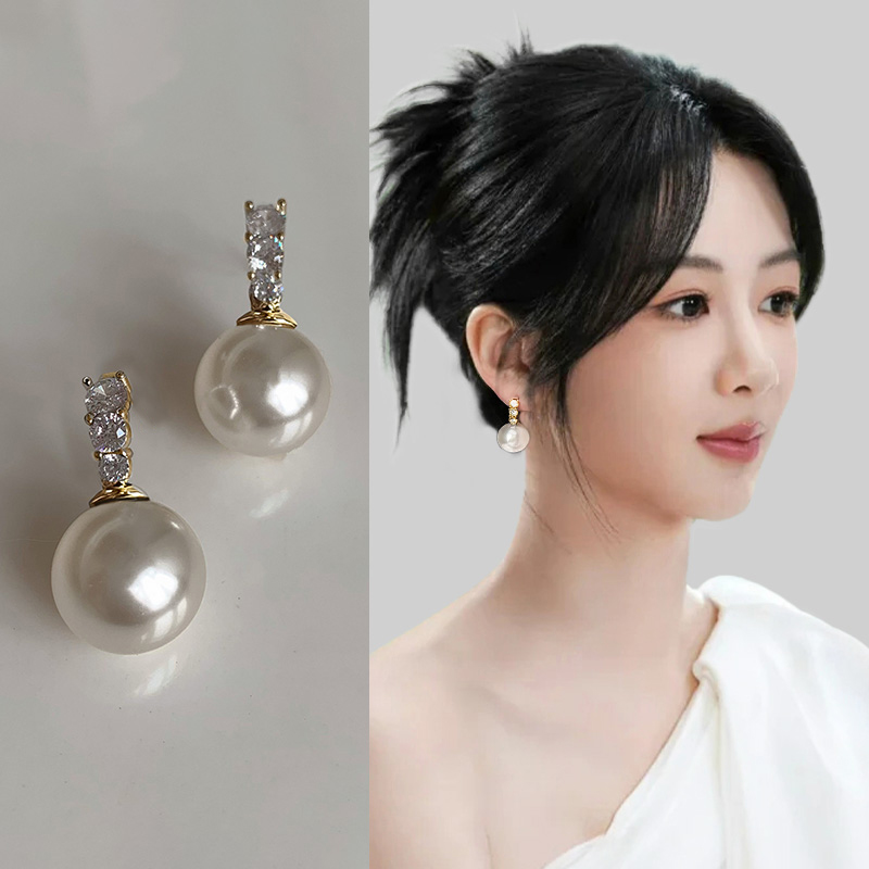 小众气质珍珠款软垫耳夹