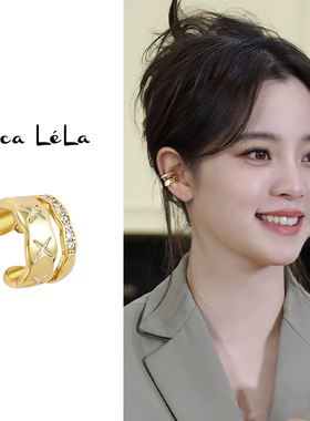 气质法式耳夹女新款简约轻奢高级感耳骨夹无耳洞耳环小众独特耳饰