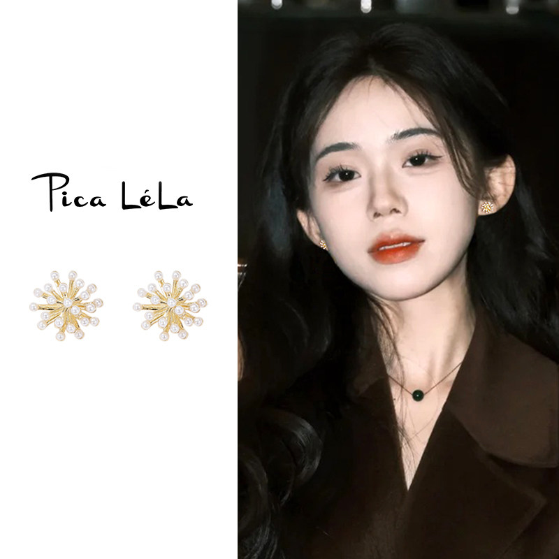 气质烟花蚊香盘耳夹无耳洞女款新款高级感2025巨好看耳环轻奢耳饰,饰品/流行首饰/时尚饰品新,耳夹,淘宝优惠券,粉丝福利购,淘宝优惠卷