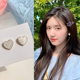 甜美爱心耳夹女2026年新款 潮无耳洞少女小巧精致简约气质可爱耳饰