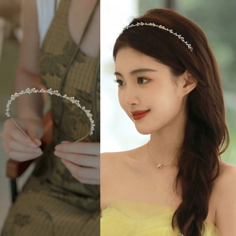 仙气温柔发箍女高级感