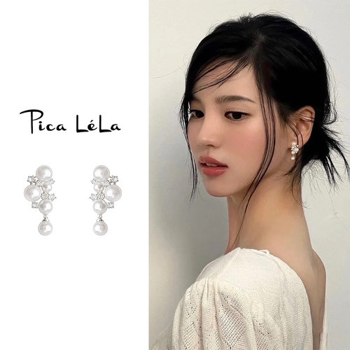 珍珠款螺旋耳夹女无耳洞