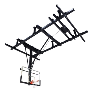 JINOEL吉诺尔篮球架成人室内标准比赛高档电动悬空折叠升降篮球架