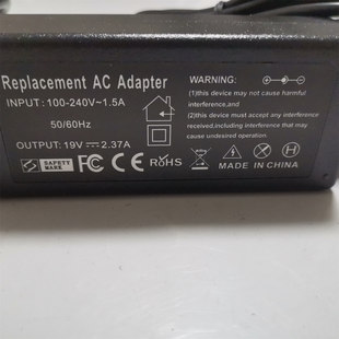 适用于华硕19V2.37A45W笔记本充电器A505Z D555Y电脑电源适配器线