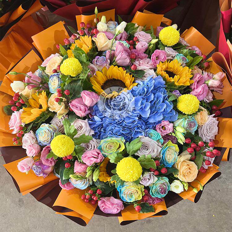 教师节向日葵混搭鲜花速递