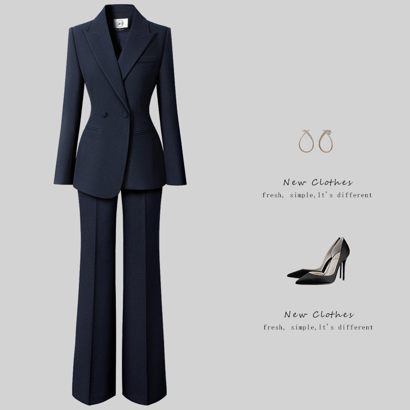 高级感职业西装套装春秋气质修身职场上班干练工作服白领通勤工装