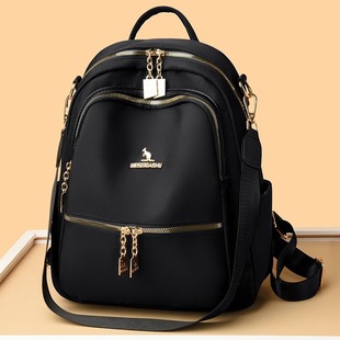 牛津布双肩包女大容量2025新款时尚百搭旅行女士背包旅游休闲书包