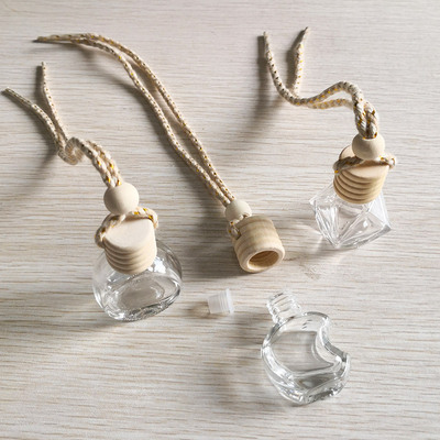 汽车香水瓶车载香薰空瓶创意汽车挂件香水吊坠悬挂式车用精油挂饰