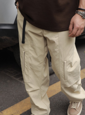 Gnomes lab 25SS CORDURA超强尼龙结构抽绳工装长裤FIDLOCK磁铁扣