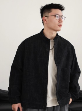 Gnomes lab 25AW 羊毛混纺肌理质感小立领夹克